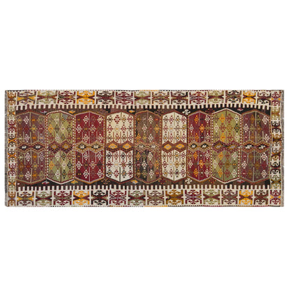 anatolian kilim, 5x11 ft kilim, 150x342 cm