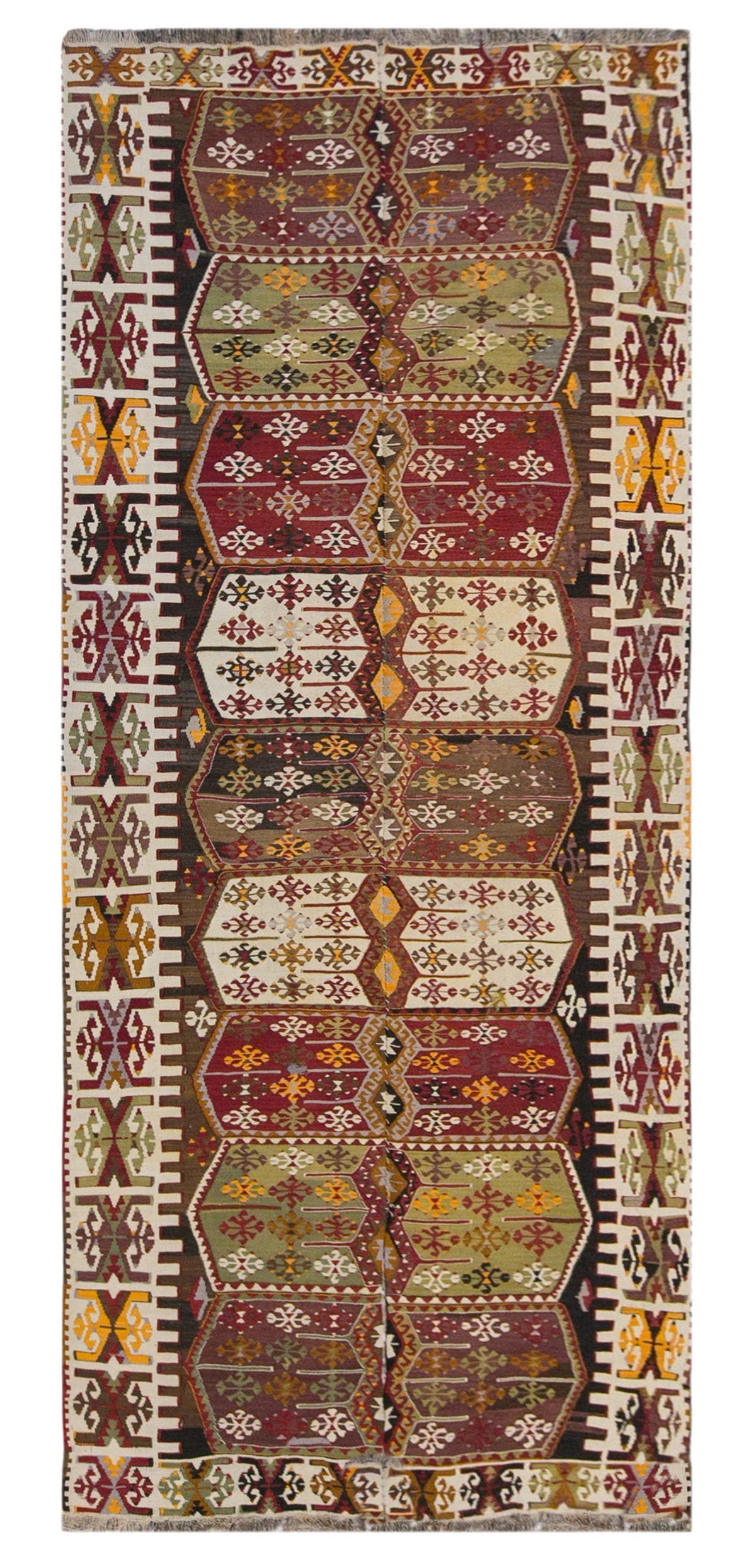 anatolian kilim, 5x11 ft kilim, 150x342 cm