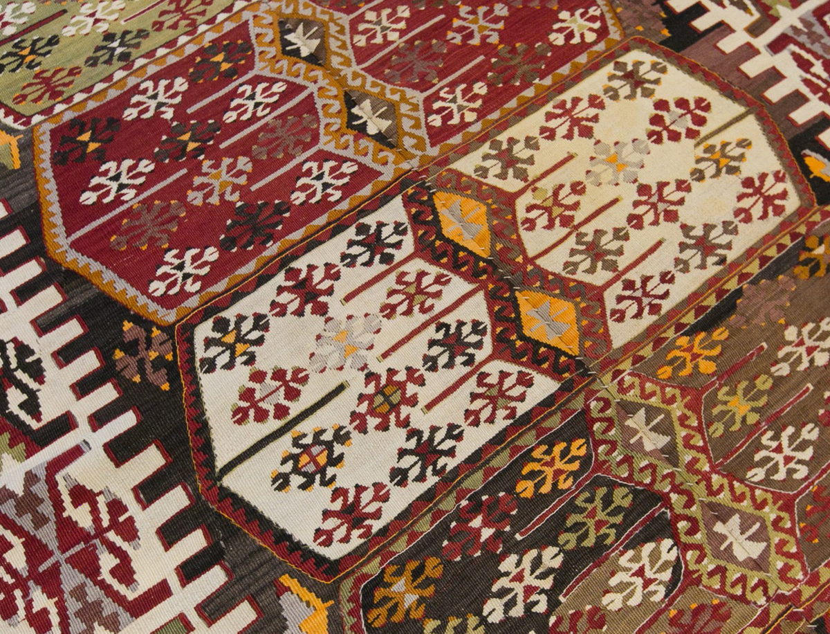 anatolian kilim, 5x11 ft kilim, 150x342 cm