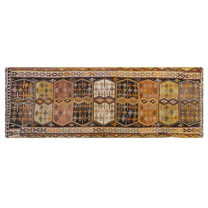 anatolian kilim, 5x12 ft kilim, 162x380 cm