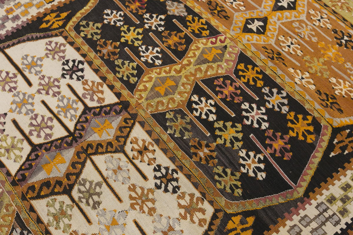 anatolian kilim, 5x12 ft kilim, 162x380 cm
