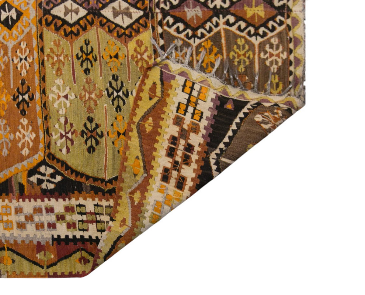 anatolian kilim, 5x12 ft kilim, 162x380 cm