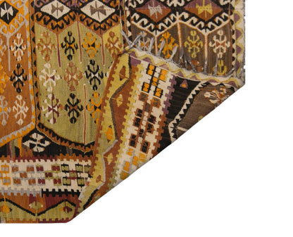 anatolian kilim, 5x12 ft kilim, 162x380 cm