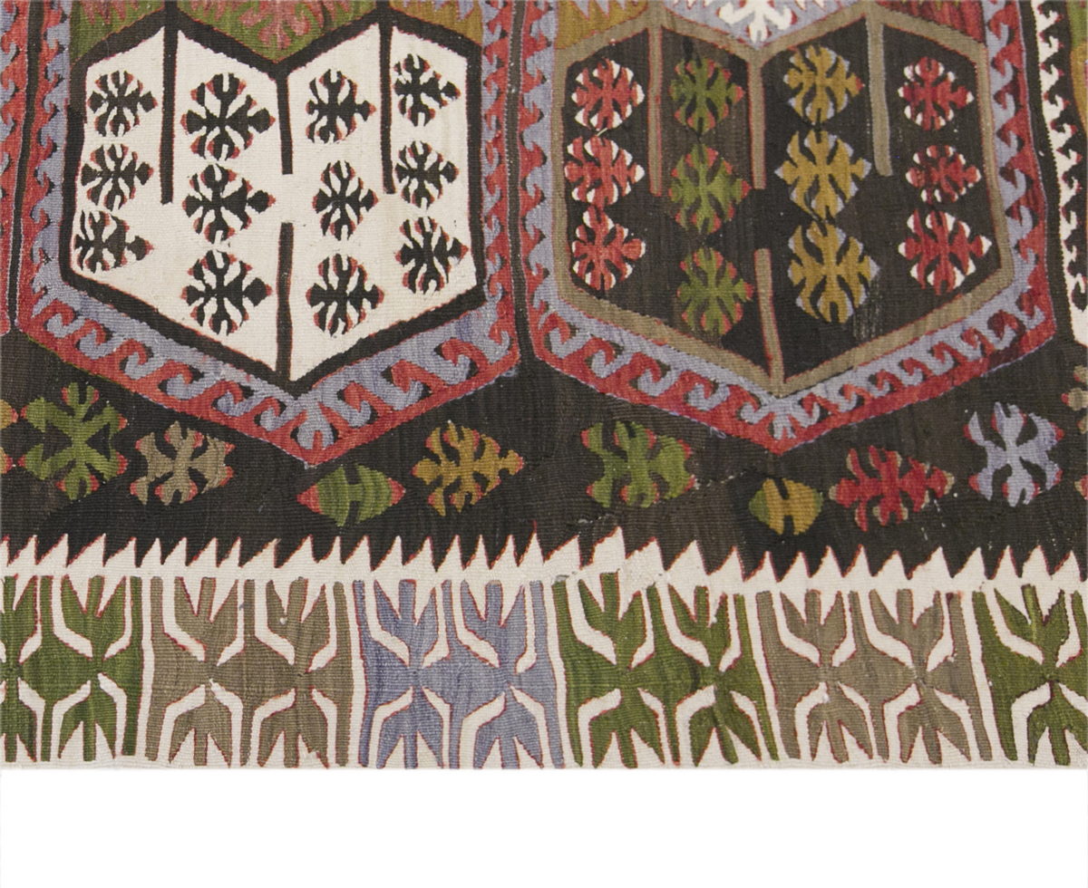 anatolian kilim, 5x13 ft kilim, 148x411 cm