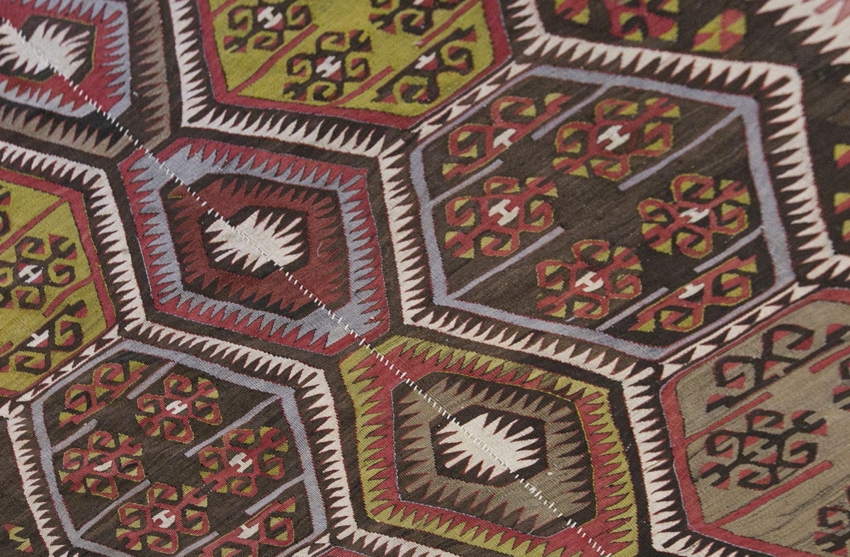 anatolian kilim, 5x13 ft kilim, 158x392 cm
