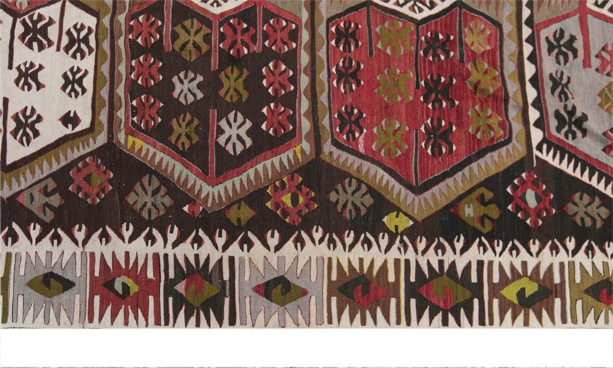 anatolian kilim, 5x14 ft kilim, 164x435 cm