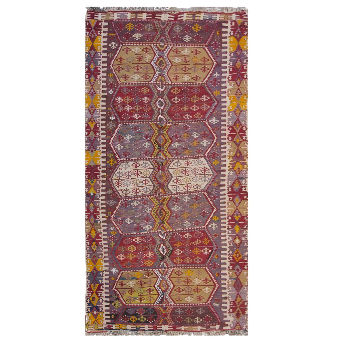 anatolian kilim, 6x11 ft kilim, 175x339 cm