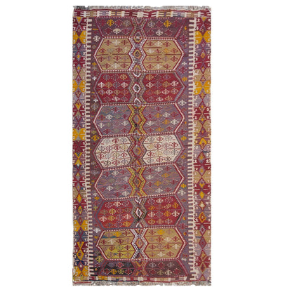 anatolian kilim, 6x11 ft kilim, 175x339 cm