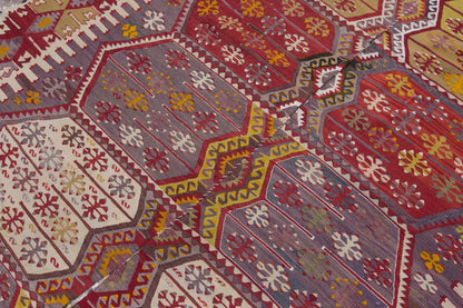 anatolian kilim, 6x11 ft kilim, 175x339 cm