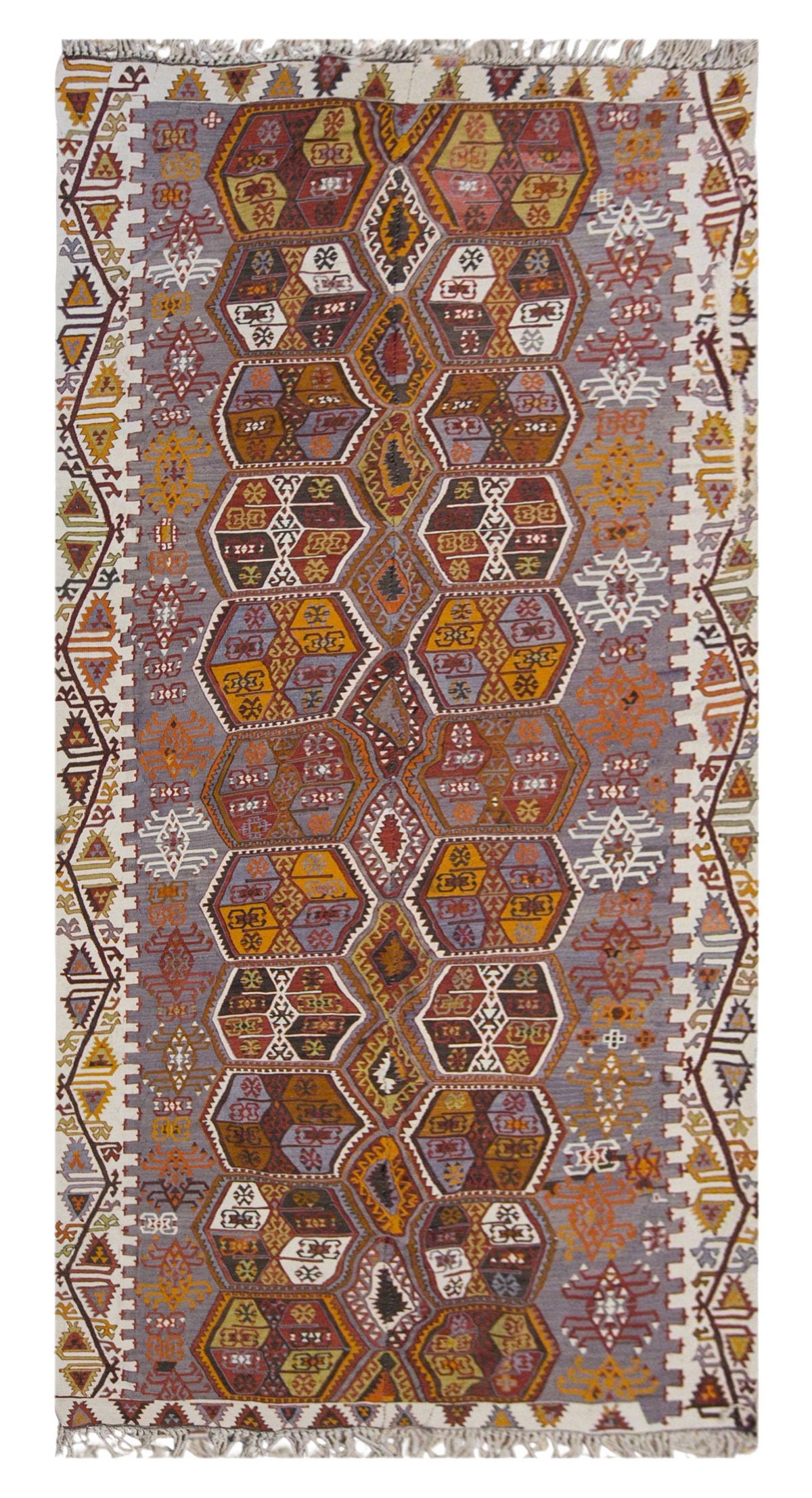 anatolian kilim, 6x11 ft kilim, 178x346 cm