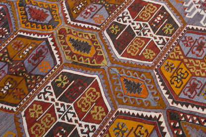 anatolian kilim, 6x11 ft kilim, 178x346 cm