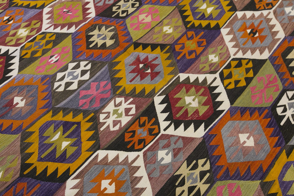 anatolian kilim, 6x11 ft kilim, 196x327 cm