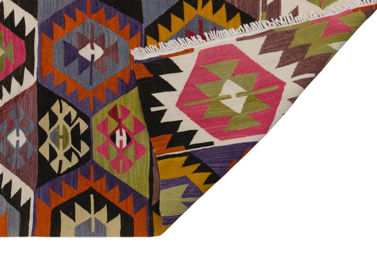 anatolian kilim, 6x11 ft kilim, 196x327 cm