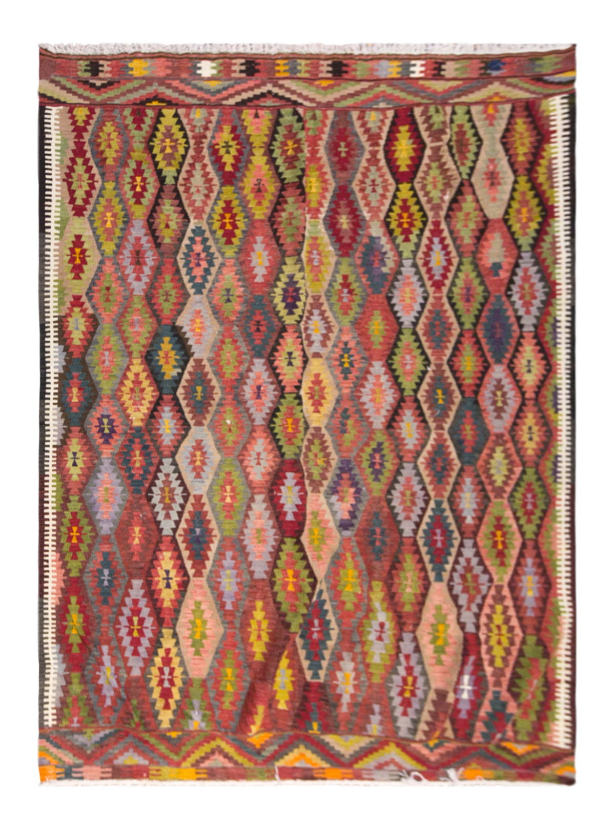 anatolian kilim, 7x11 ft kilim, 210x332 cm