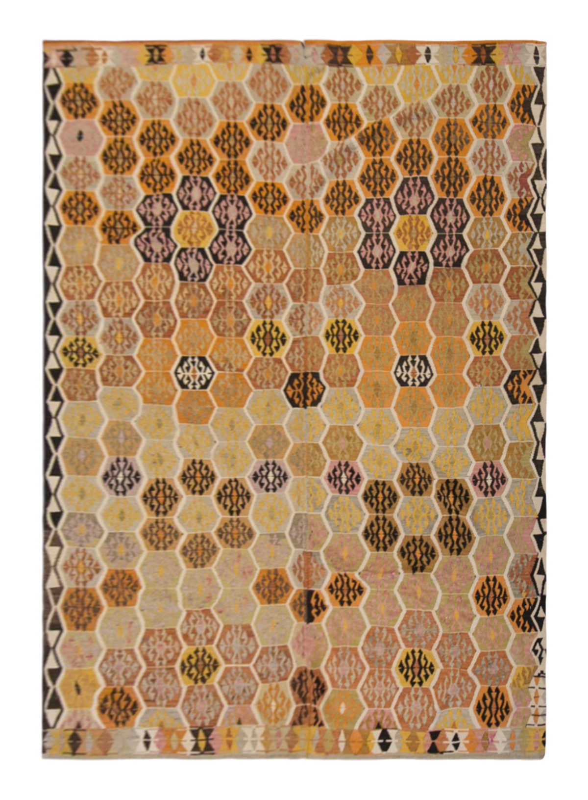 anatolian kilim, 8x10 ft kilim, 236x310 cm