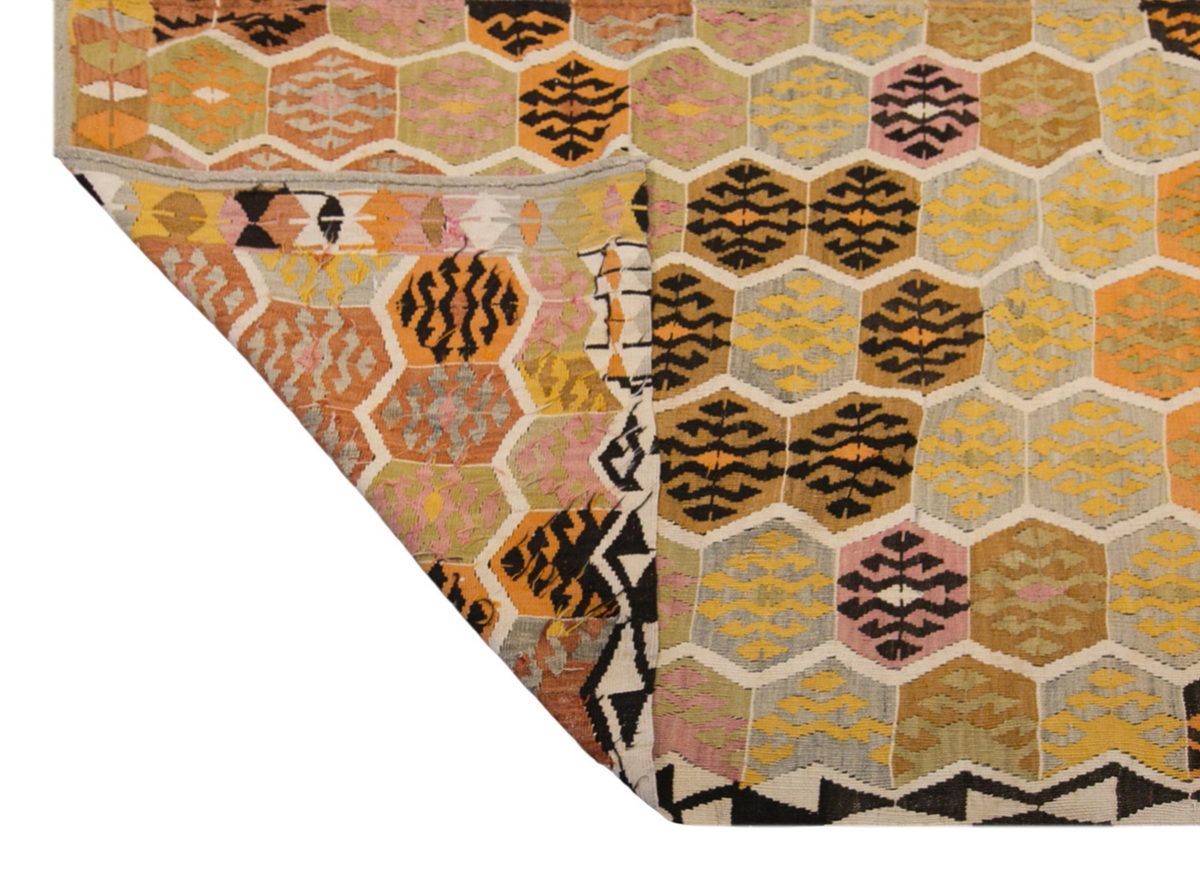 anatolian kilim, 8x10 ft kilim, 236x310 cm