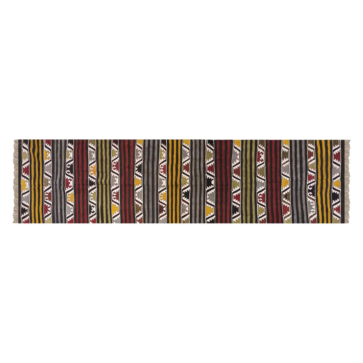 Anatolian Kilim Runner from Konya, 94 x 444 cm, 3.1 x 14.6 ft