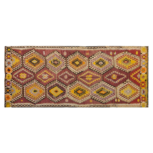 anatolian tribal, 138x312 cm, 5x10 large kilim