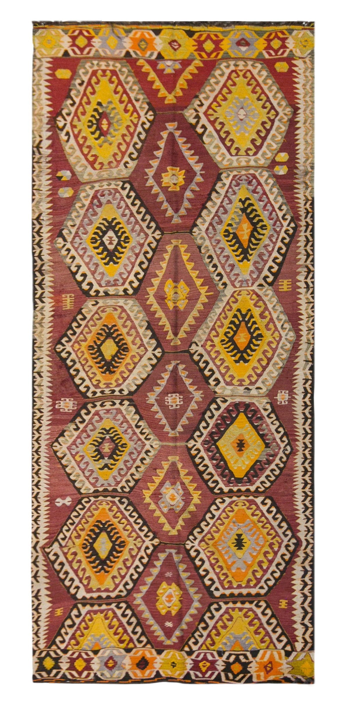 anatolian tribal, 138x312 cm, 5x10 large kilim