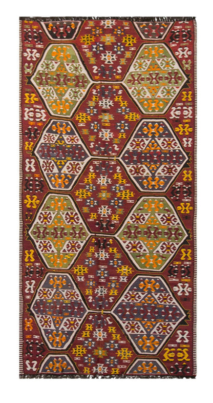 anatolian tribal, 146x290 cm, 5x10 large kilim
