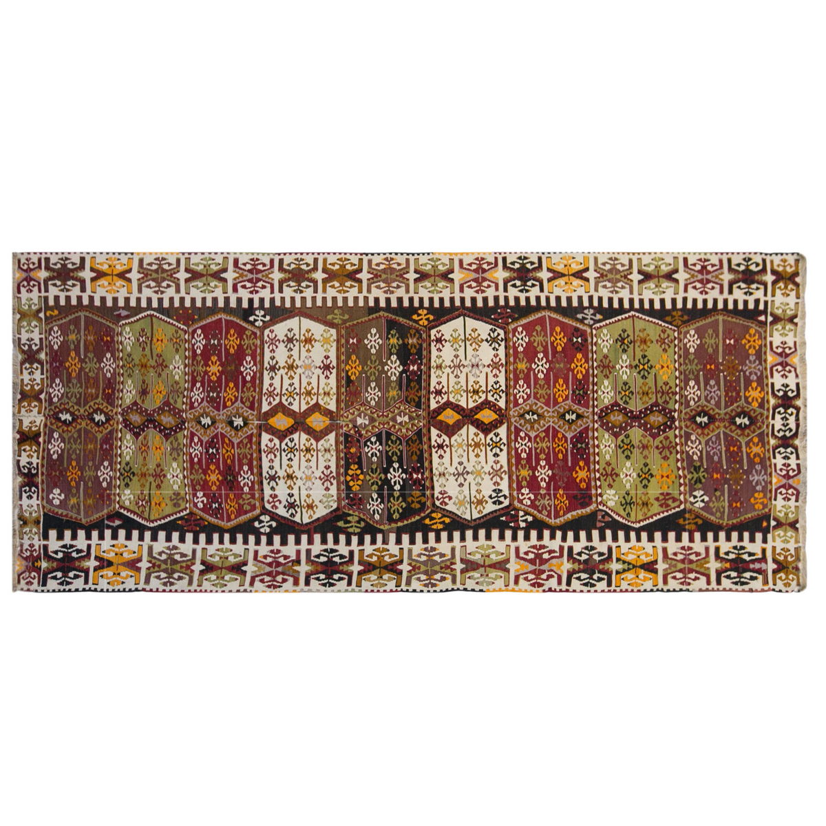 anatolian tribal, 149x340 cm, 5x11 large kilim