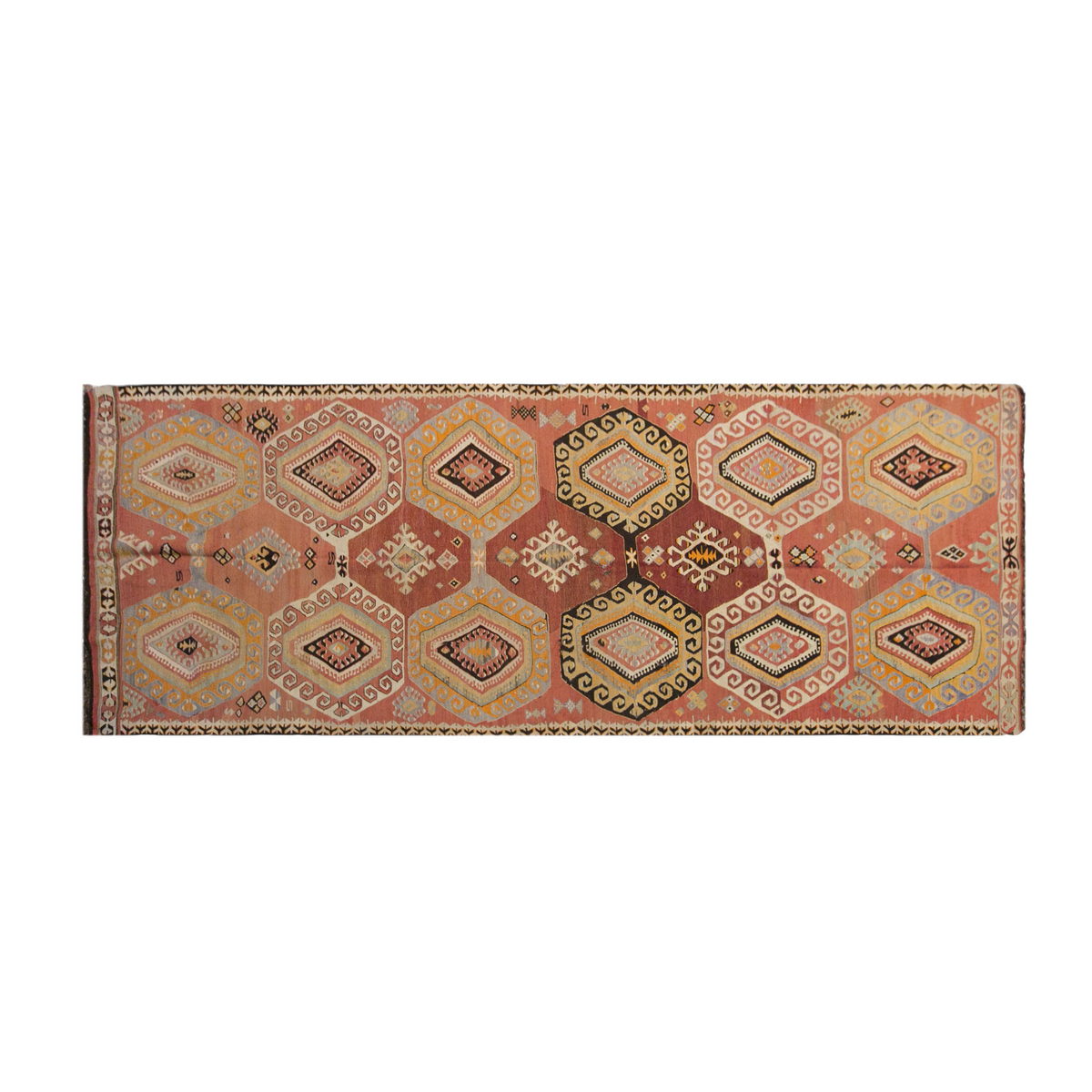 anatolian tribal, 149x374 cm, 5x12 oversized kilim