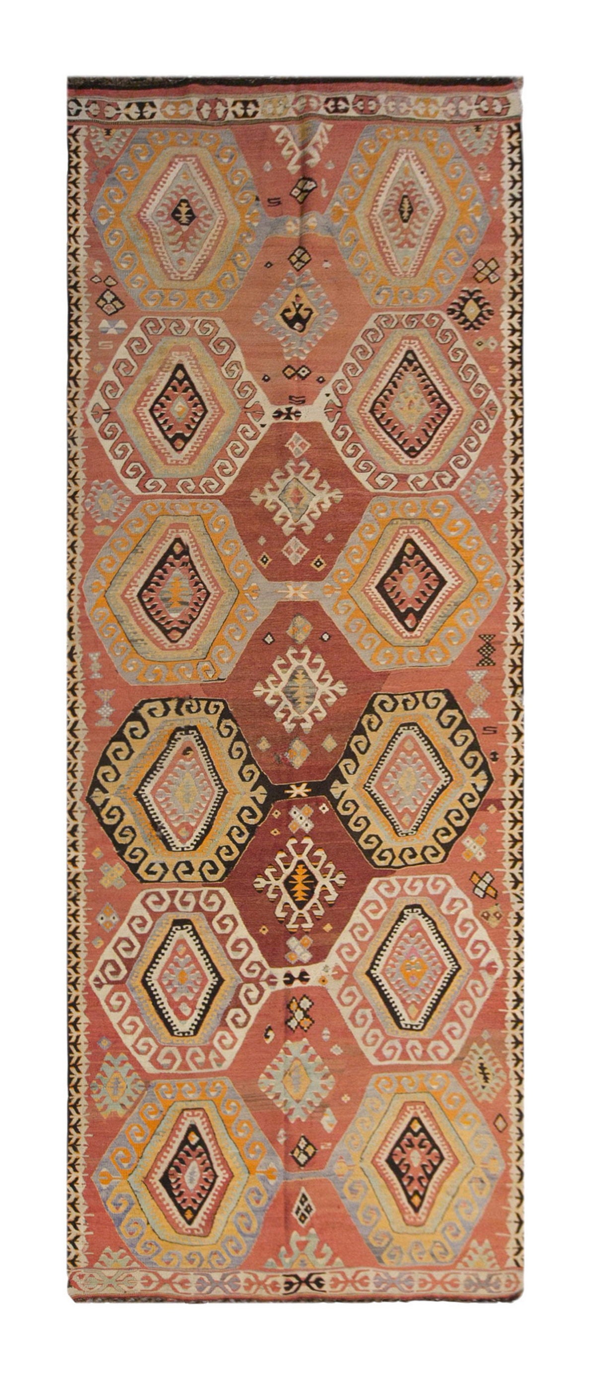 anatolian tribal, 149x374 cm, 5x12 oversized kilim