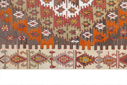 anatolian tribal, 154x322 cm kilim, 5x11 large kilim