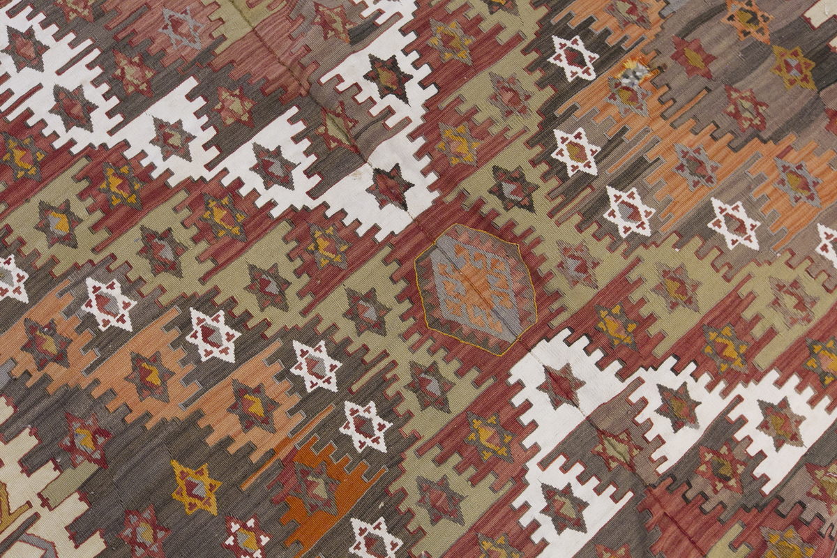 anatolian tribal, 154x322 cm kilim, 5x11 large kilim