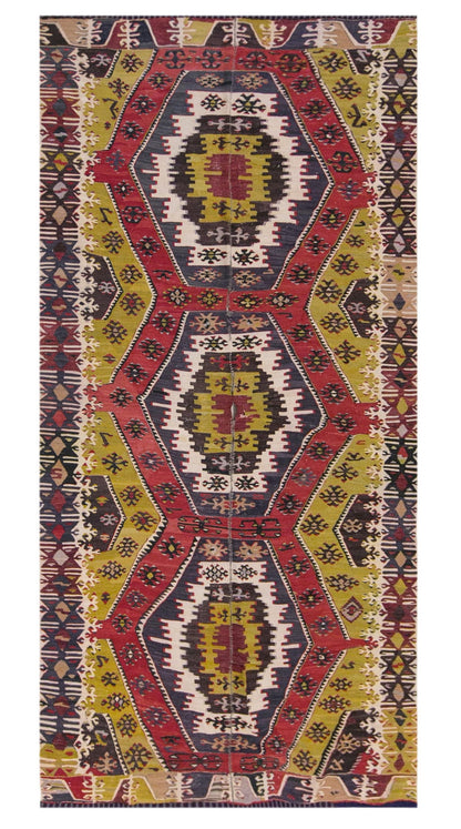 anatolian tribal, 154x324 cm, 5x11 large kilim