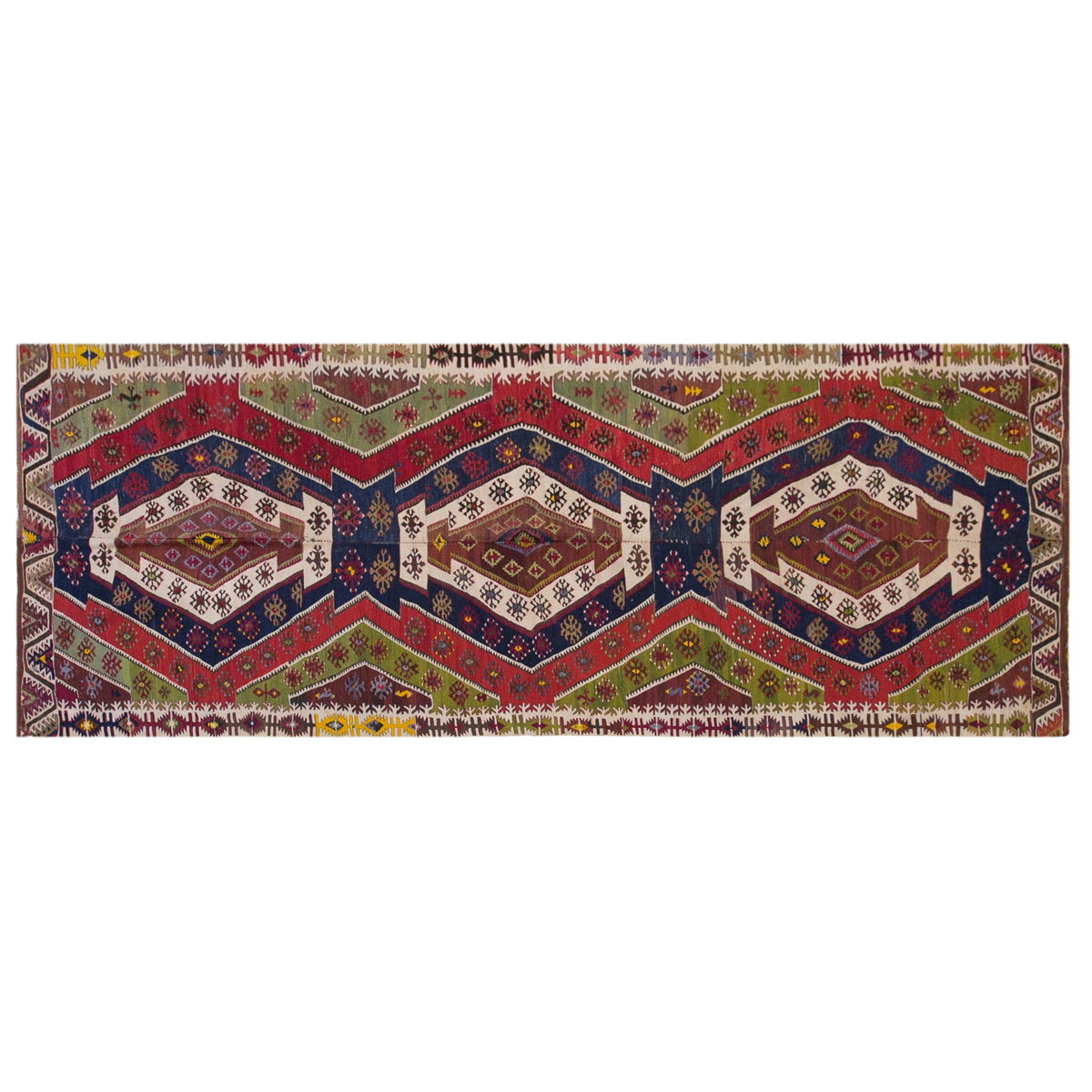 anatolian tribal, 154x402 cm, 5x13 oversized kilim