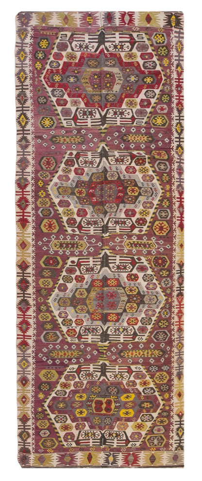 anatolian tribal, 154x410 cm, 5x13 oversized kilim
