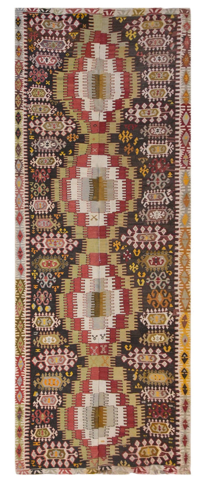 anatolian tribal, 157x405 cm, 5x13 oversized kilim