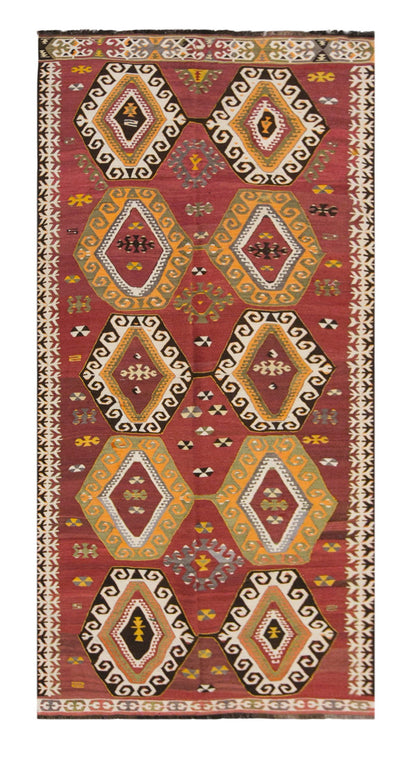 anatolian tribal, 158x318 cm, 5x10 large kilim