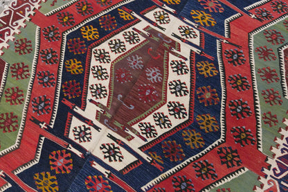 anatolian tribal, 160x358 cm kilim, 5x12 oversized kilim