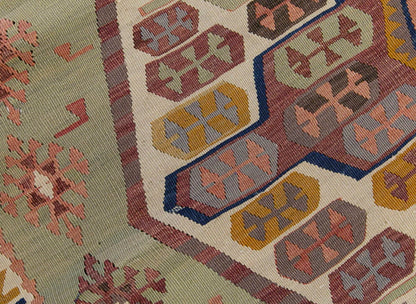anatolian tribal, 160x376 cm kilim, 5x12 oversized kilim