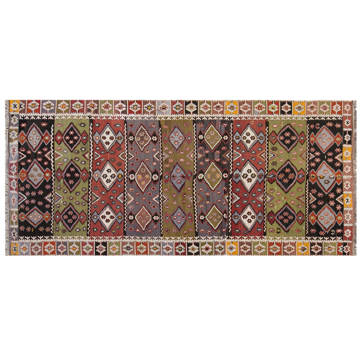 anatolian tribal, 161x362 cm, 5x12 oversized kilim