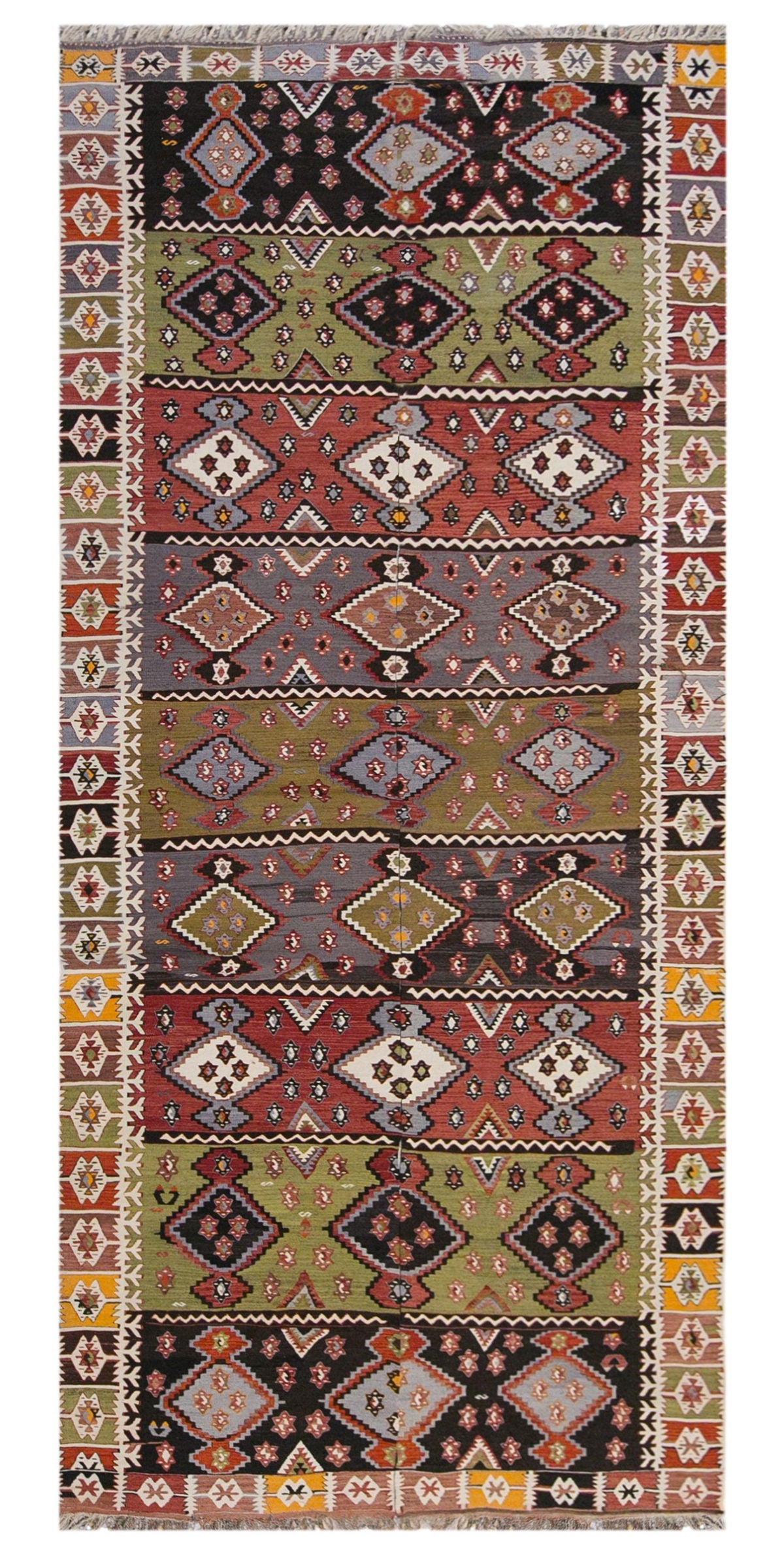 anatolian tribal, 161x362 cm, 5x12 oversized kilim