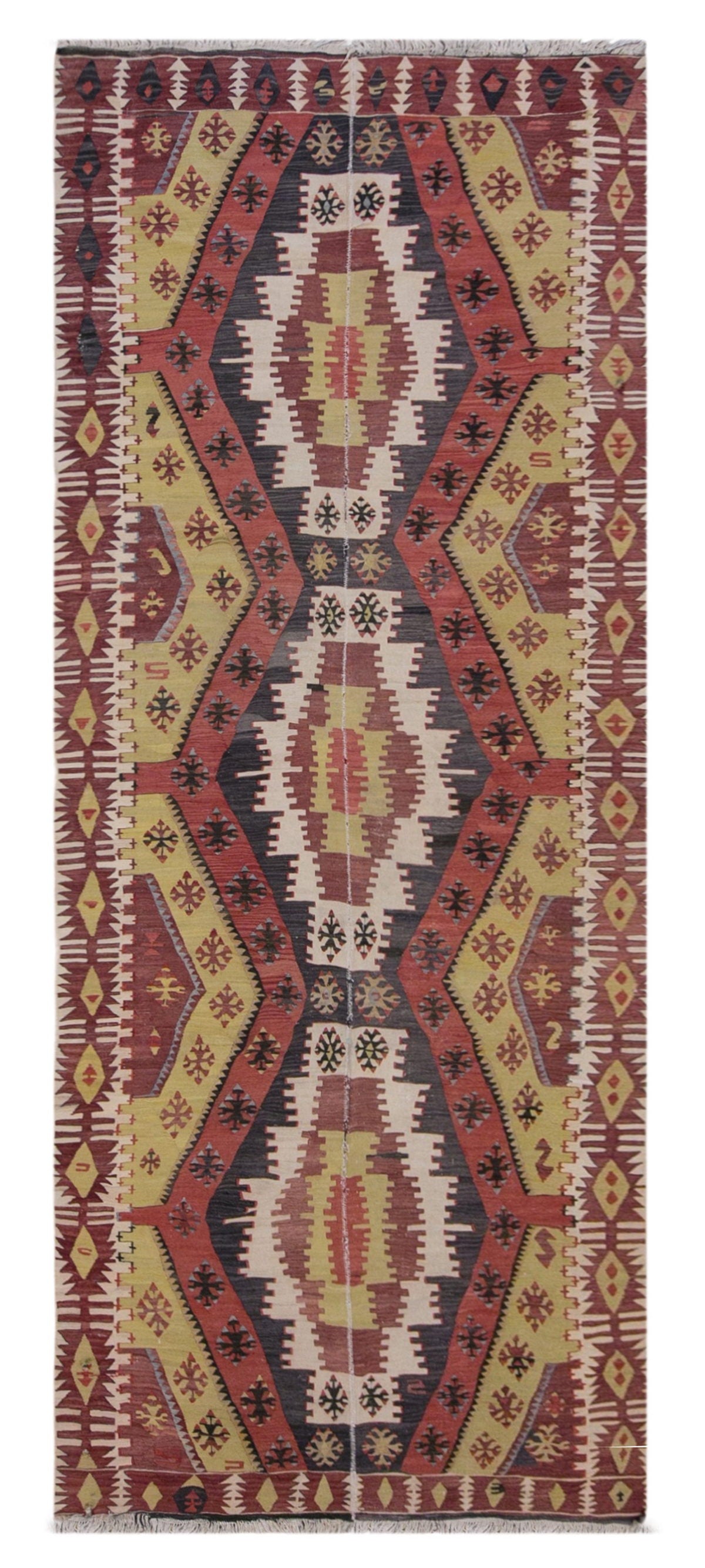 anatolian tribal, 161x384 cm, 5x13 oversized kilim