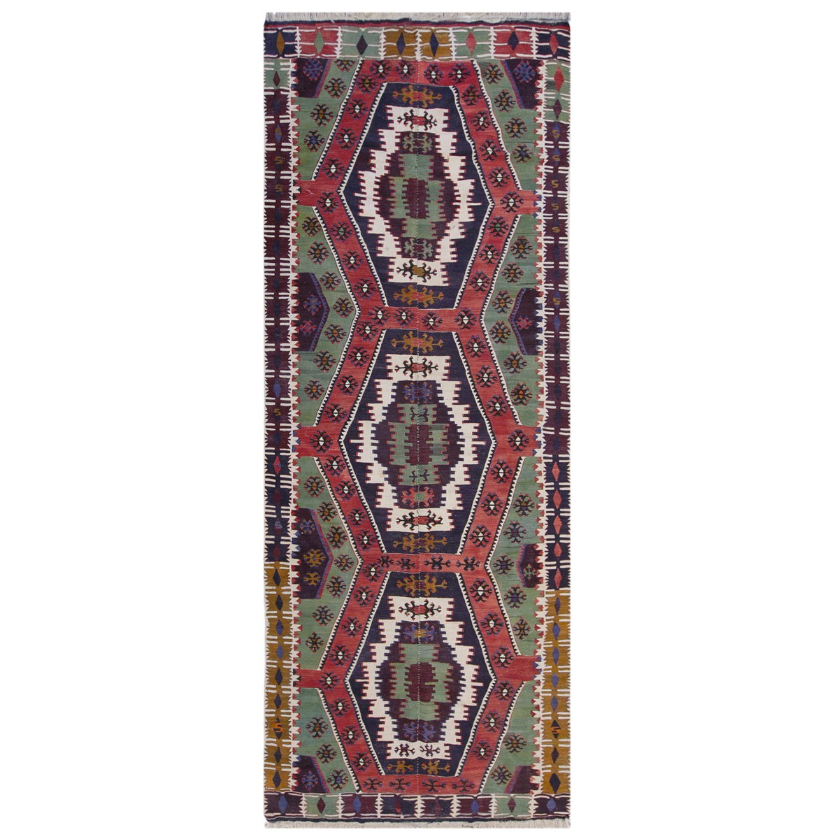 anatolian tribal, 161x384 cm, 5x13 oversized kilim