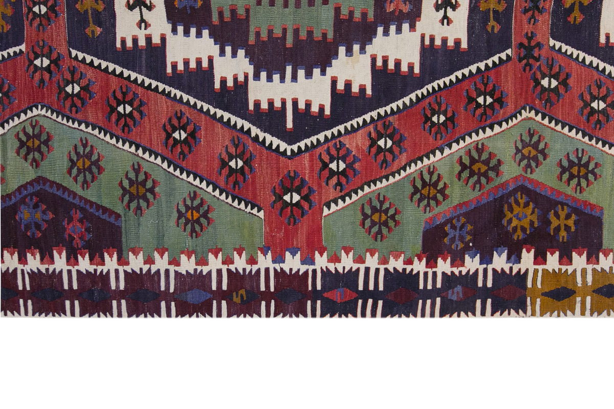 anatolian tribal, 161x384 cm, 5x13 oversized kilim