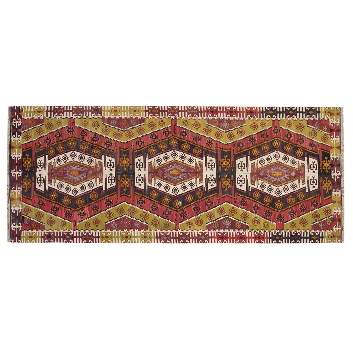 anatolian tribal, 162x405 cm, 5x13 oversized kilim