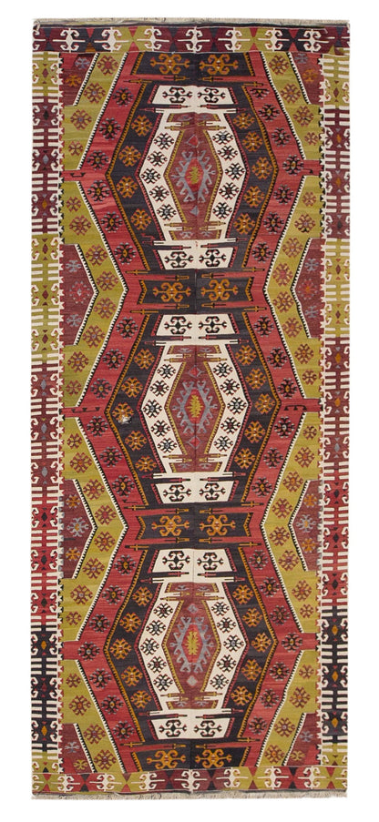 anatolian tribal, 162x405 cm, 5x13 oversized kilim