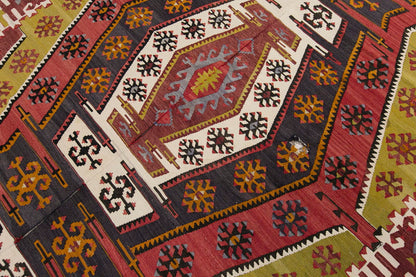 anatolian tribal, 162x405 cm, 5x13 oversized kilim