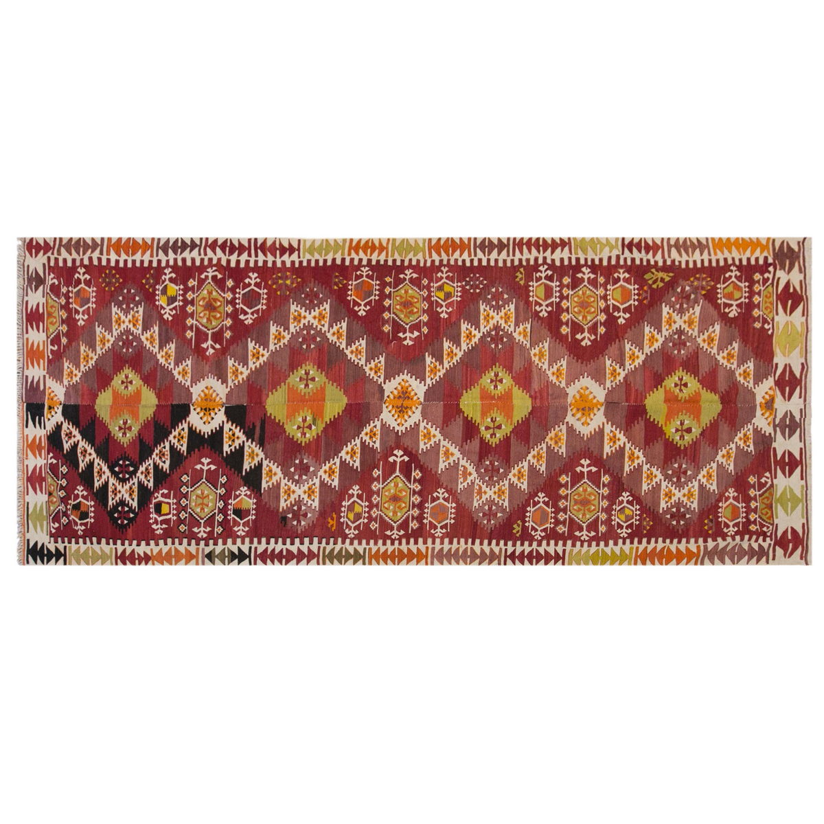 anatolian tribal, 170x410 cm, 6x13 oversized kilim