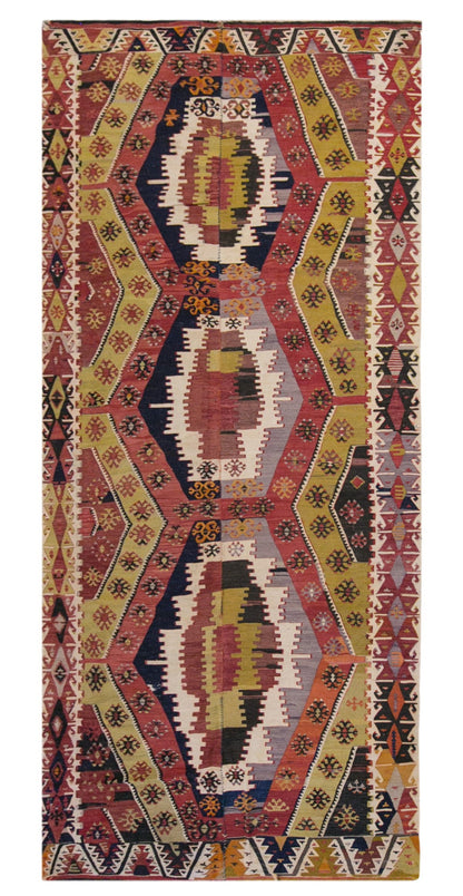 anatolian tribal, 171x392 cm, 6x13 oversized kilim
