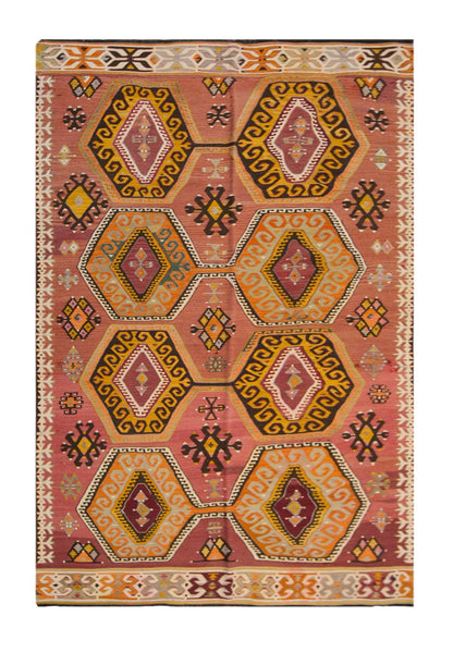 anatolian tribal, 176x264 cm, 6x9 large kilim