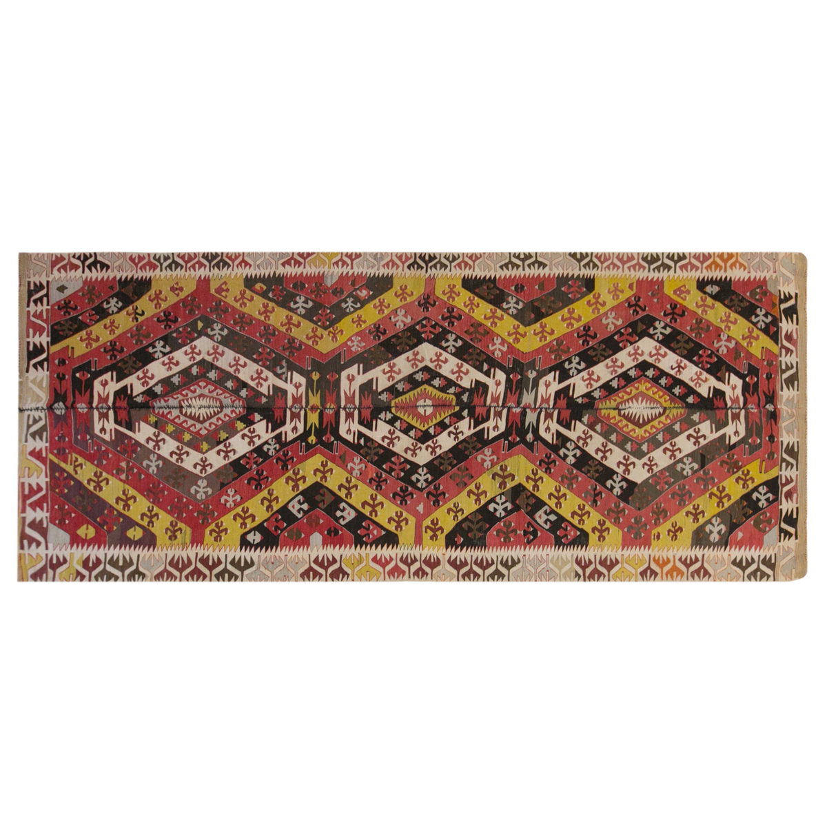 anatolian tribal, 176x426 cm, 6x14 oversized kilim