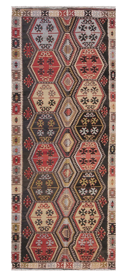 anatolian tribal, 178x430 cm, 5.84 x 14.10 ft