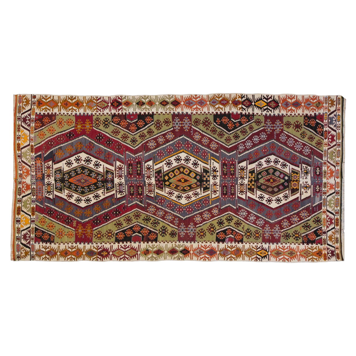 anatolian tribal, 179x420 cm, 6x14 oversized kilim